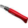 Нож Opinel №8 Trekking, нержавеющая сталь, красная рукоятка, блистер 001981